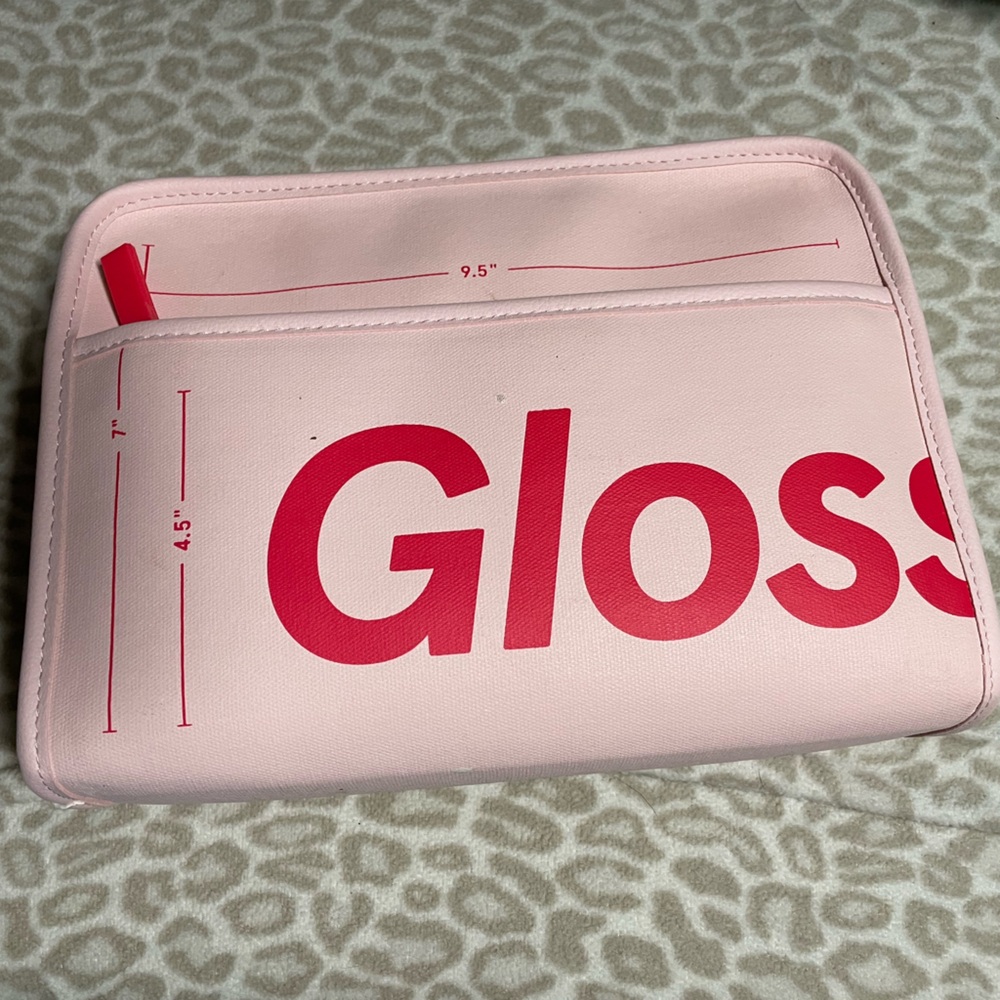Glossier Pink Travel Bag